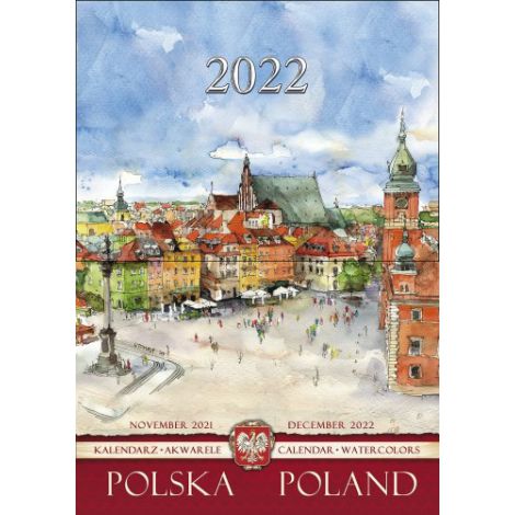 2026 Kalendarz B5 Polska Akwarela